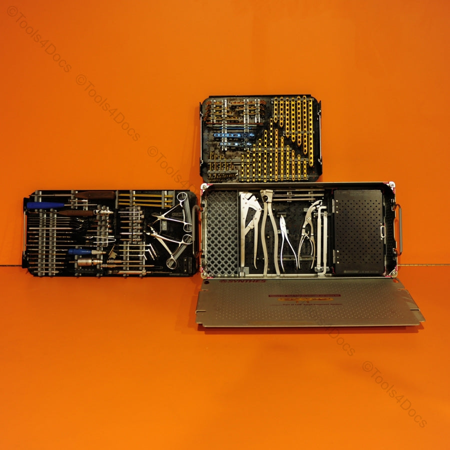 Complete SYNTHES 145.434 Small Fragment LCP System ( Titanium )