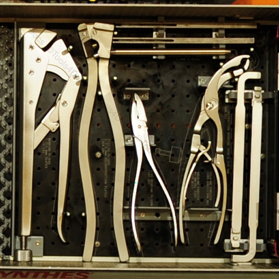 Complete SYNTHES 145.434 Small Fragment LCP System ( Titanium )