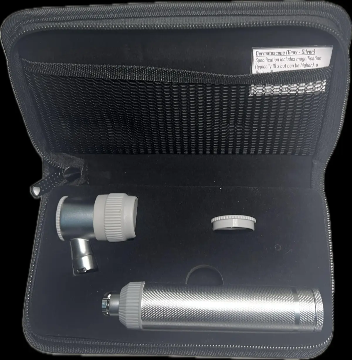 Dermatoscope 10× with LED Illumination