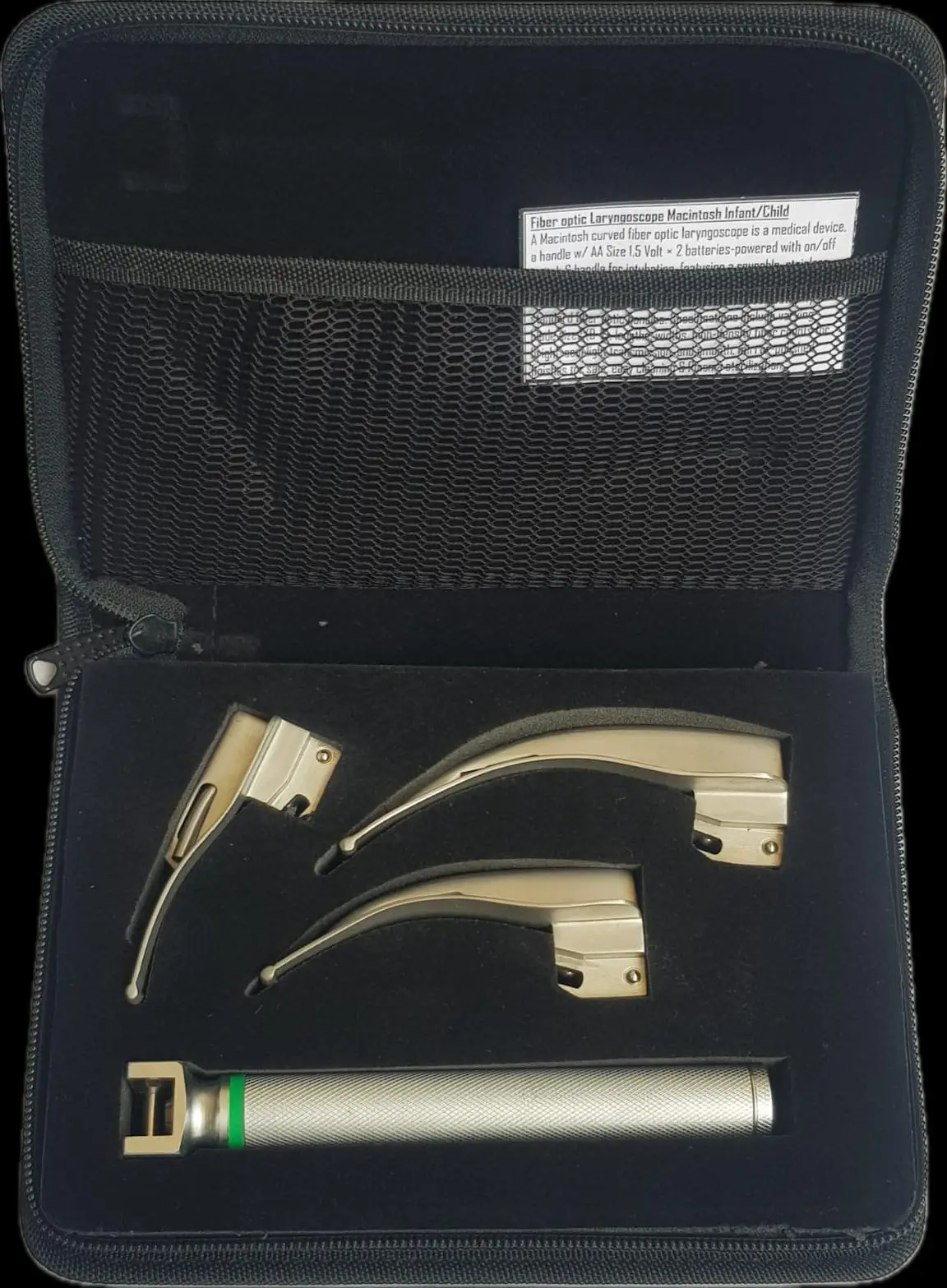 Fibre Optic Laryngoscope Set — Macintosh, Infant / Child