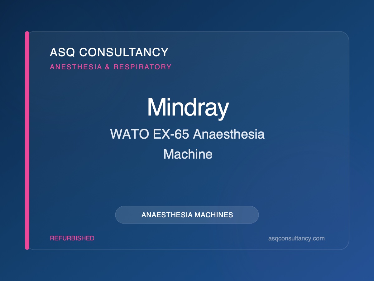 Mindray WATO EX-65 Anaesthesia Machine